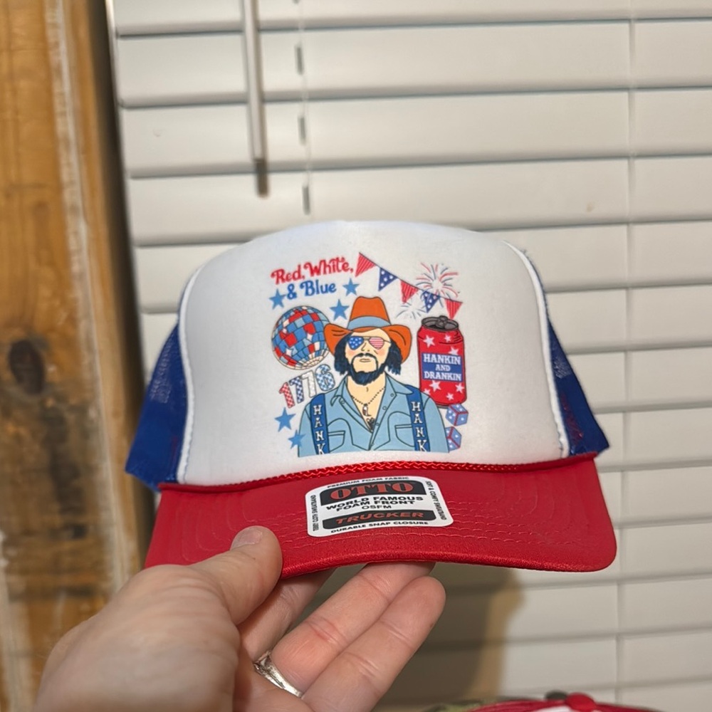 OTTO Red, White, and Blue Trucker Hat